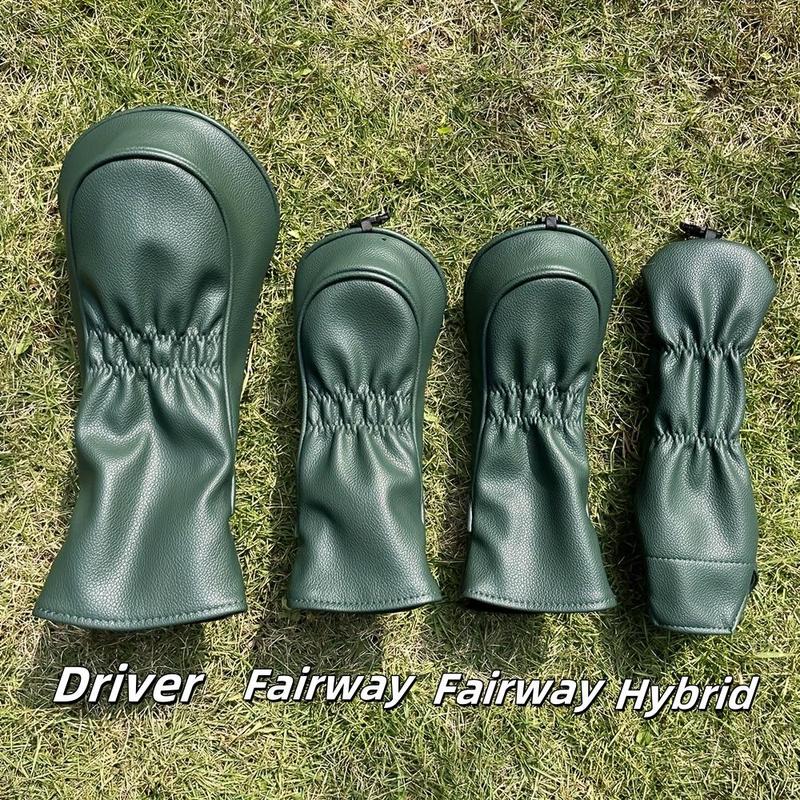 Golf Club Cover, Golf Driver & Fairway & Hybrid Head Cover, Golf Club Protector, Golf Accessories for Men & Women