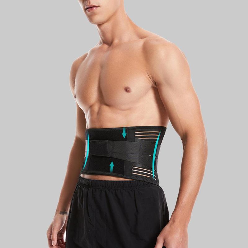 Sports Support Belt, Adjustable Elastic Double Strap Waist Belt, Breathable Fitness Belt, Gym Accessories