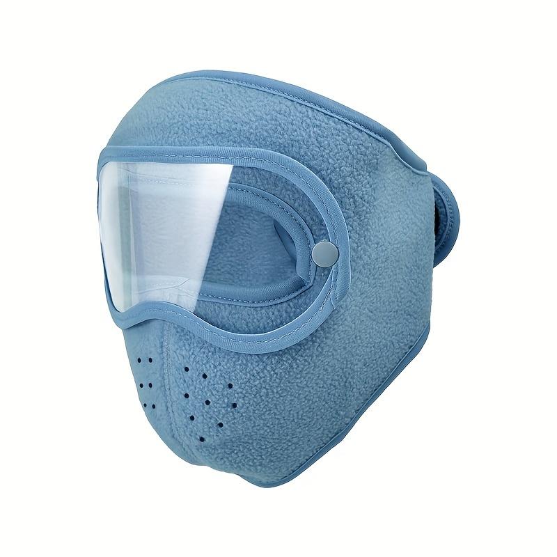 [Customer Favorite] Windproof HD Goggles & Anti-Fog Face Mask Set - Winter Warm Full Coverage for Outdoor Cycling, Skiing | Breathable Dustproof with Clear Eye Shield