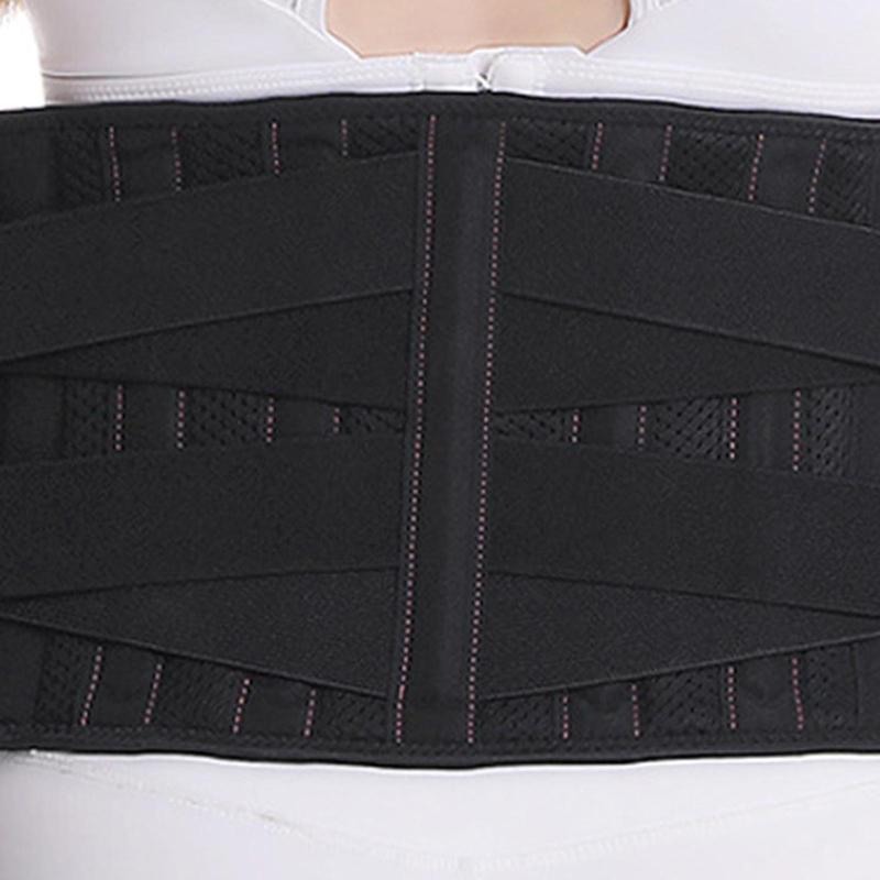 Sports Support Belt, Adjustable Elastic Double Strap Waist Belt, Breathable Fitness Belt, Gym Accessories