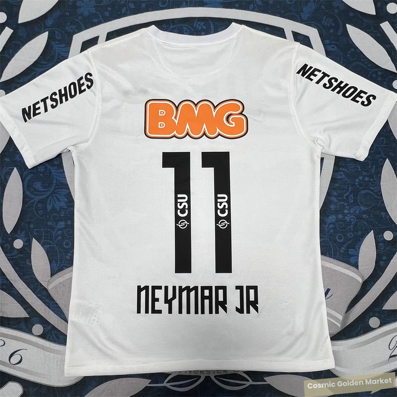 11-12  Home No. 11 Neymar Short Sleeve Vintage Soccer Jersey