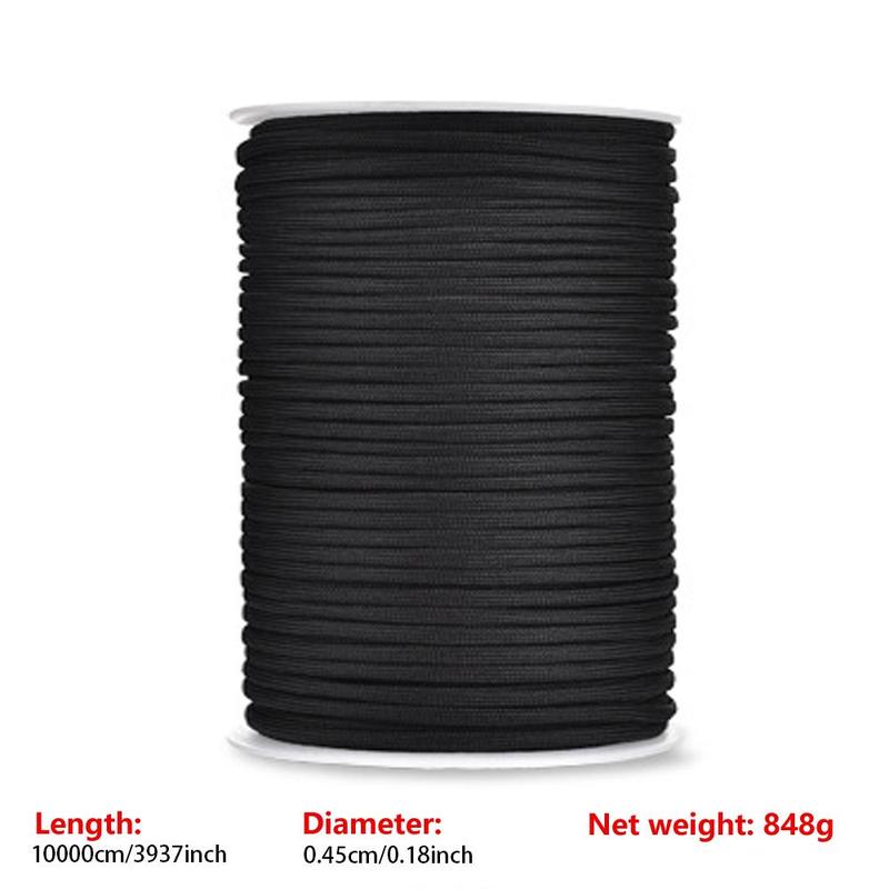 12-strand Multifunctional Paracord, 1 Count Utility Tactical Parachute Cord, Outdoor Camping Tent Rope, Climbing Accessories