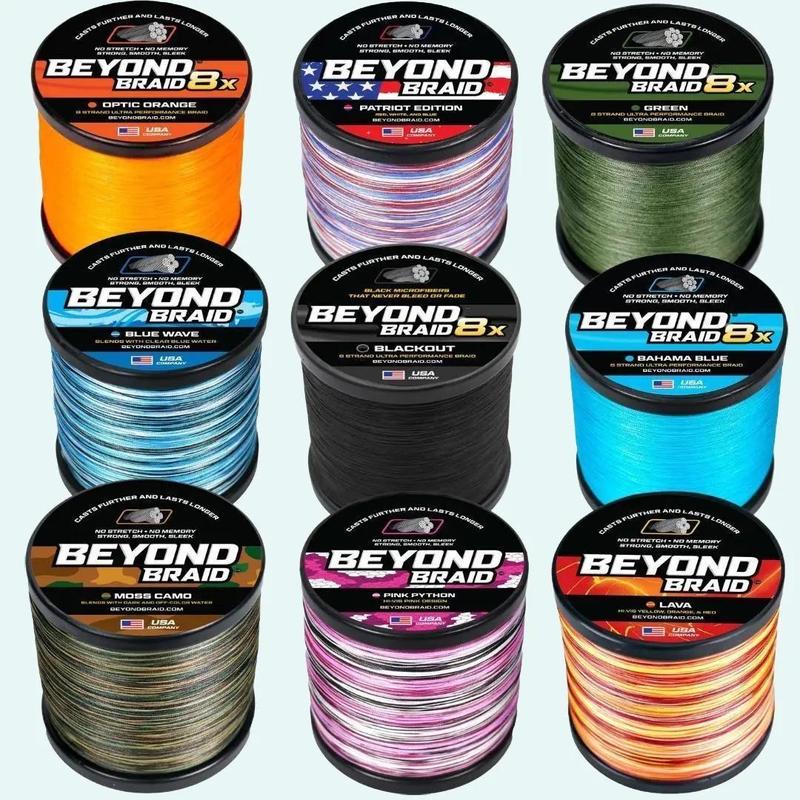 Beyond Braid Braided Fishing Line - 300 Yards, Pro Grade Performance for Saltwater & Freshwater