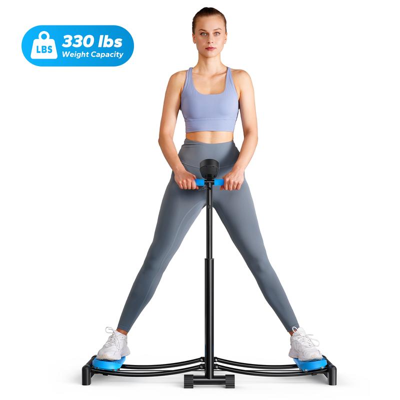 MERACH Ski Trainer 2 in 1 Ski Exercise Machine Strength Training Leg Machine Low Impact Plyometric Training Home Gym Machine Indoor Workouts Equipment