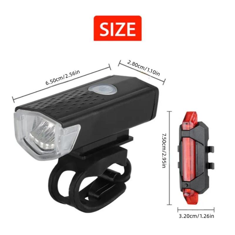 Super Bright LED Light, 3 Modes Tail Light Safety Warning Light, USB Rechargeable Waterproof LED Work Light for Bicycles and Motorcycles, 360 Degree Visibility Bicycles Light