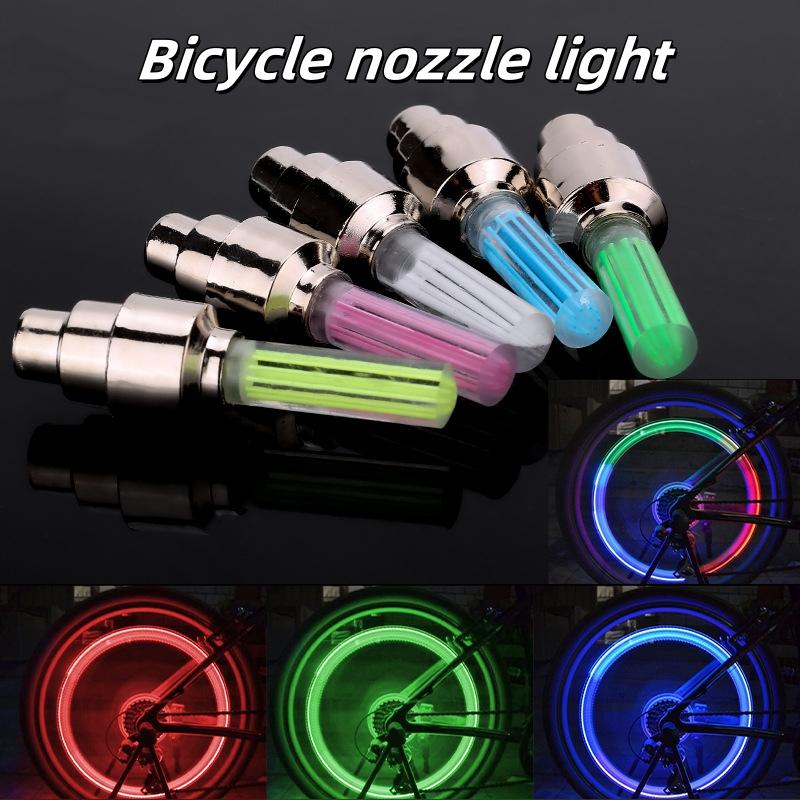 Bicycle Valve LightsMountain Bike Valve LightsWindmill Bicycle AccessoriesFluorescent Stick Type Wheel Tire Lights