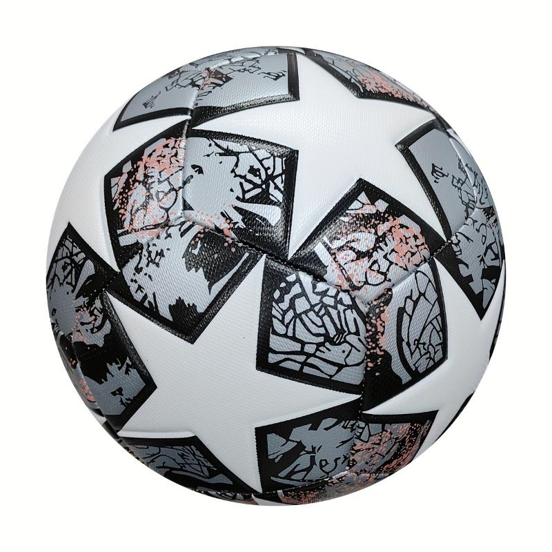 Standard Size 5 Soccer Ball, Machine-Sewn Wear-Resistant PU Leather, Unisex Football For Family Fun, Perfect For Festive Gift Occasions