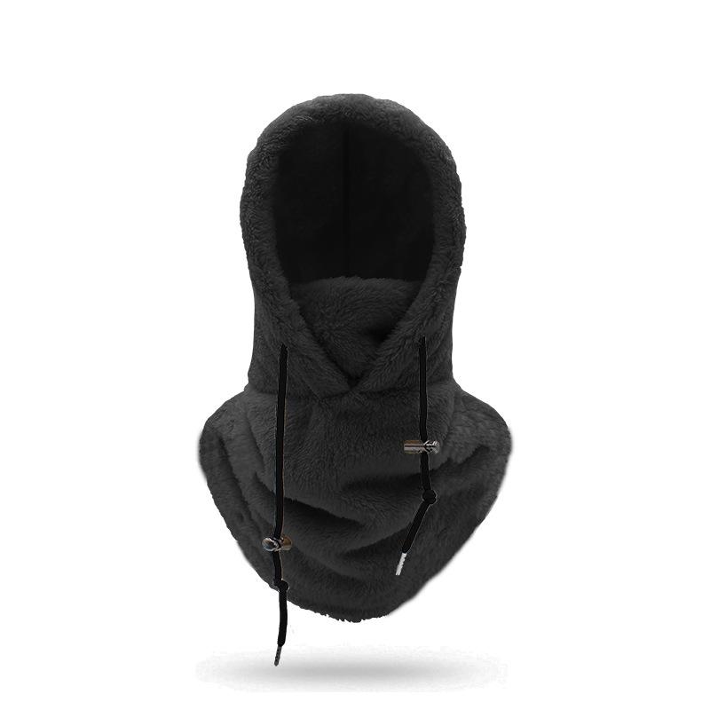 Sherpa Hood Ski Mask Winter Balaclava for Cold Weather, Balaclava Winter Hat Facial Neck Warmer Mask Windproof