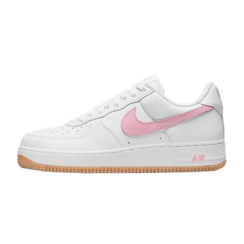 Men's Nike Air Force 1 Low Retro White Pink-Gum Yellow (DM0576 101)