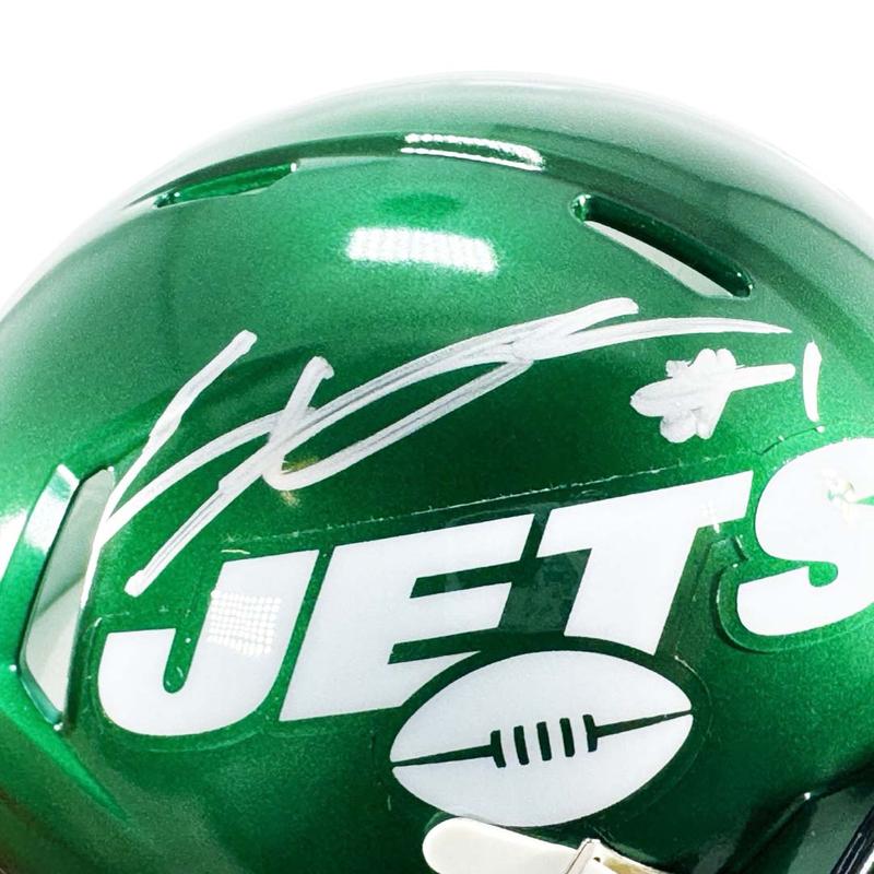 Sauce Gardner Signed New York Jets Speed Mini Football Helmet (Beckett)