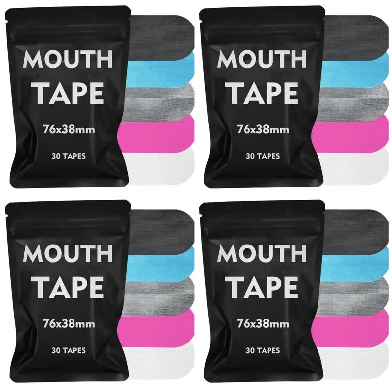 CANDY tape Breath tape, closed mouth tape, mouth tape Queen Mouth Tape, for sleep one month supply, mouth tape, pink, gentle adhesion, 60 Strips, sports accessories, Gentle Adhesive Sleep Mouth Tape Gentle Adhesive