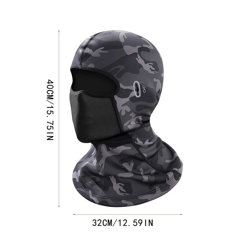 Winter Cycling Face Mask, Windproof Fleece Lined Motorcycle Face Mask, Outdoor Cold-proof Neck Warmer, Comfortable Elastic Ski Mask for Men & Women, Men Gifts Ideas, Boyfriend Gift