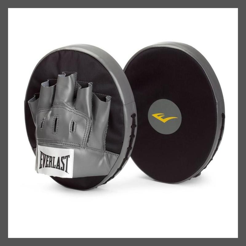 Everlast Fitness Training Heavy Bag Gloves Kit Punch Mitts, One Size, Black