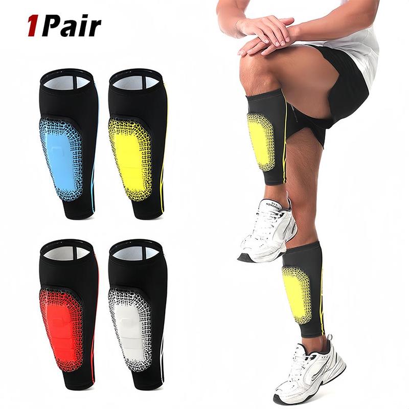 Soccer Shin Guards Pads, 1 Pair Calf Sleeve Compression with EVA Pads Suitable for Football Baseball Taekwondo Boxing MTB, Outdoor Sports Protective Gear, Christmas Gift