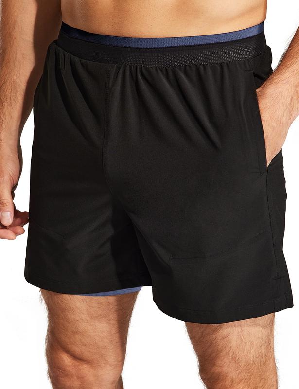 MIER Men's 2 in 1 Running Shorts With Liner 5