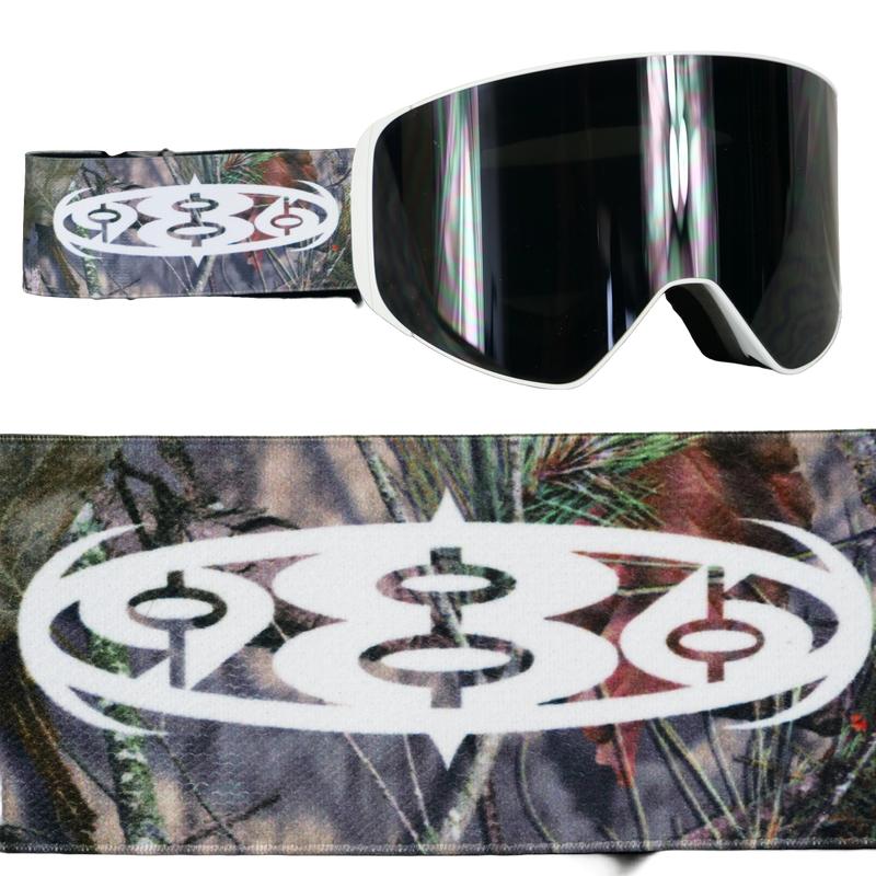 986 Stylish Trendy Ski and Snowboard Goggles, MAGNETIC LENES, ANTIFOG… (Camo)