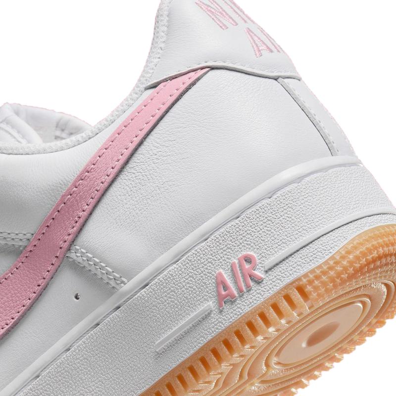 Men's Nike Air Force 1 Low Retro White Pink-Gum Yellow (DM0576 101)