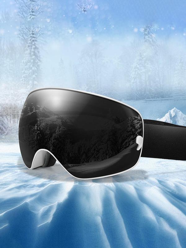 Ski Goggles, OTG Snowboard Goggles, Anti-fog Detachable Lens for Men Women & Youth, UV400 Protection Skiing Sunglasses