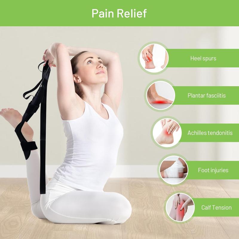 Slim Panda Calf & Hamstring Stretcher | Relieves Plantar Fasciitis, Heel Spurs, & Achilles Tendinitis