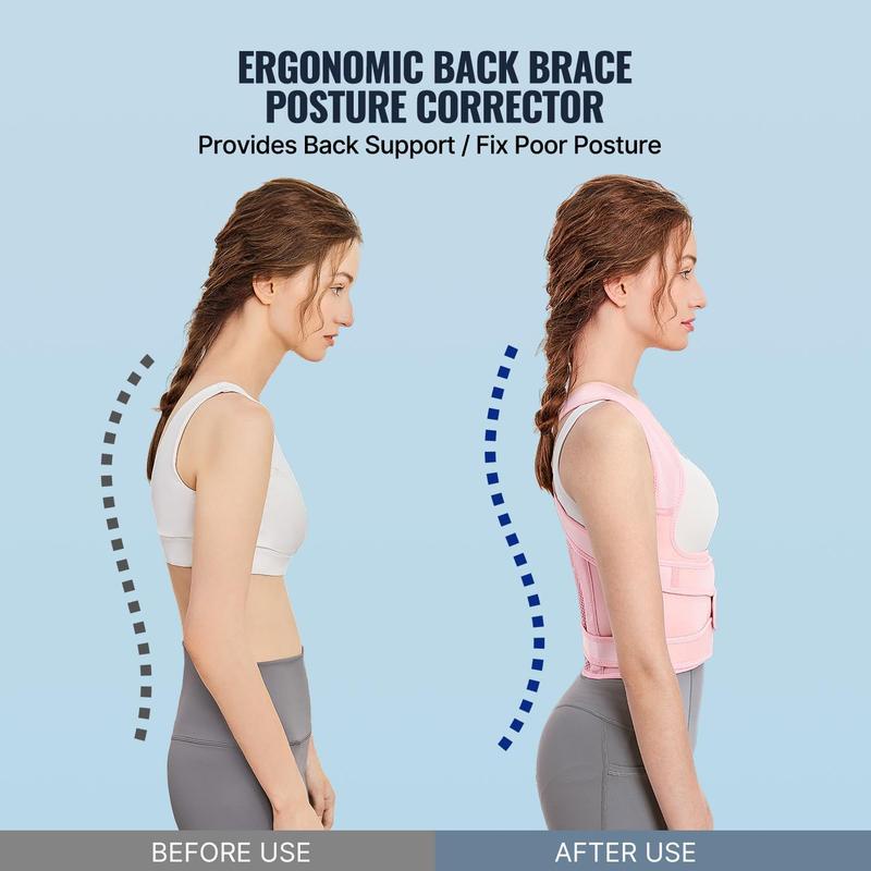 YMIBAOK female posture support: Full back support for the back - universal for men and women Healthcare Tool compression vest sport