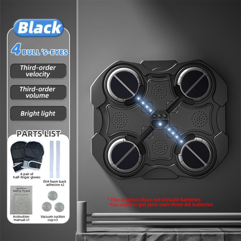 Interactive electronic boxing mat with music and lights - Adjustable speed, score tracker, gloves included - Great for youth indoor sports and family fun - Ideal gift for birthdays, Halloween, Thanksgiving and Christmas smart bluetooth