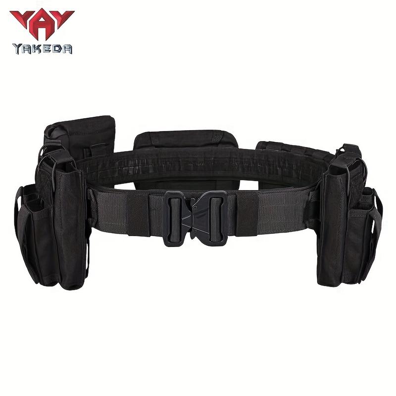 7-In-1 Ultimate Modular Equipment System - Heavy-Duty Molded Belt Set with Multiple Pouches for Tactical, Outdoor and Emergency Response - Durable, Adjustable and Versatile Gear for Professionals and Enthusiasts