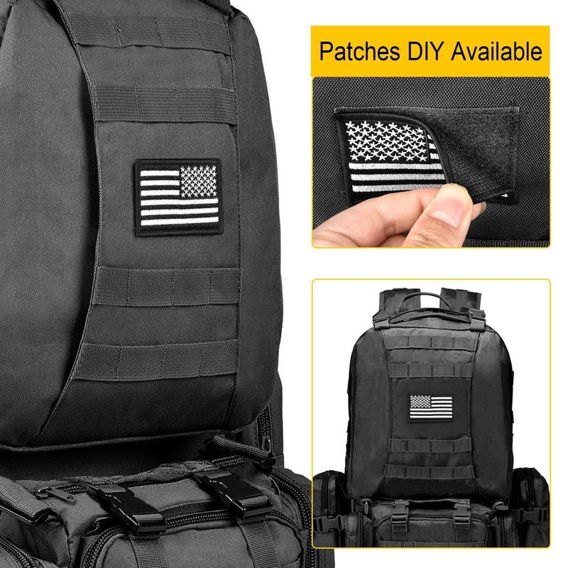 CVLIFE Tactical Backpack Military Army Rucksack 60L Large Assault Pack Detachable Molle Bag