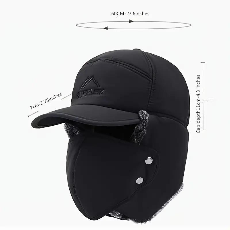 Winter Outdoor Face Mask Hat for Men & Women - Windproof & Warm Thermal Cap