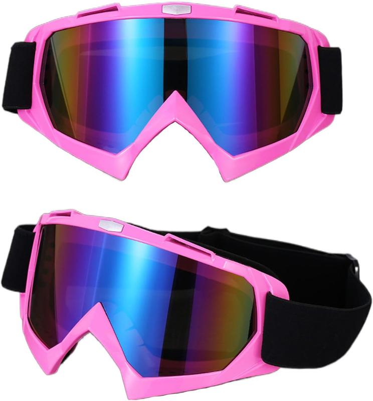 Goggles with Balaclava for Women Girls, Dirt Bike ATV Motocross Riding Racing Ski Goggle Safety Glasses