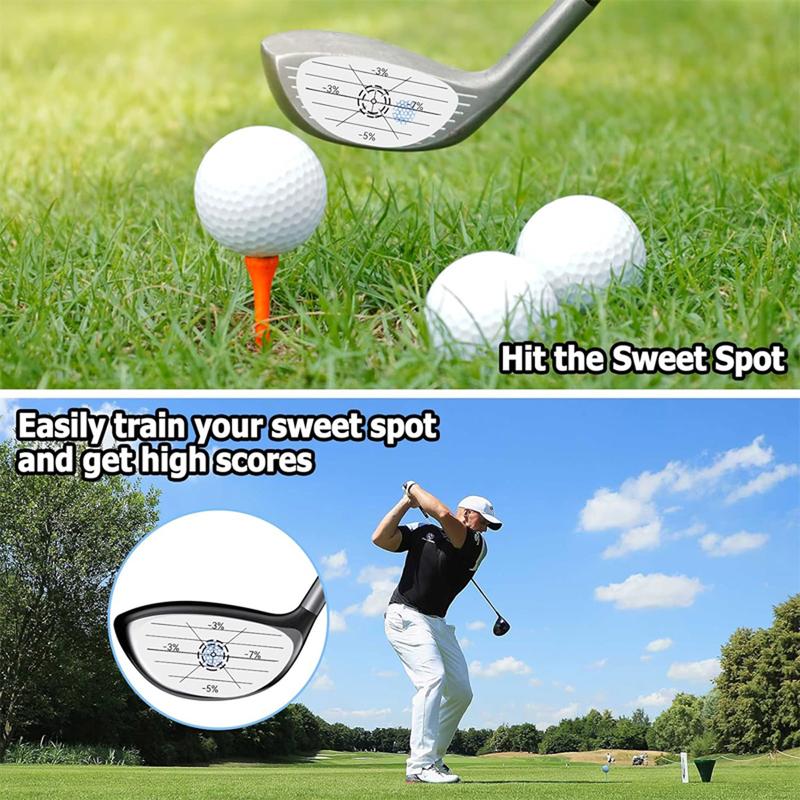 Golf Impact Tape Woods、Irons、Putters 3 in 1 (100 PCS), Golf Gifts for Him. Golf Swing、Chipping、Putting Training Aids.