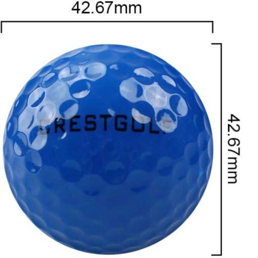 CRESTGOLF led golf balls,glowing in the dark golf balls,3 pieces