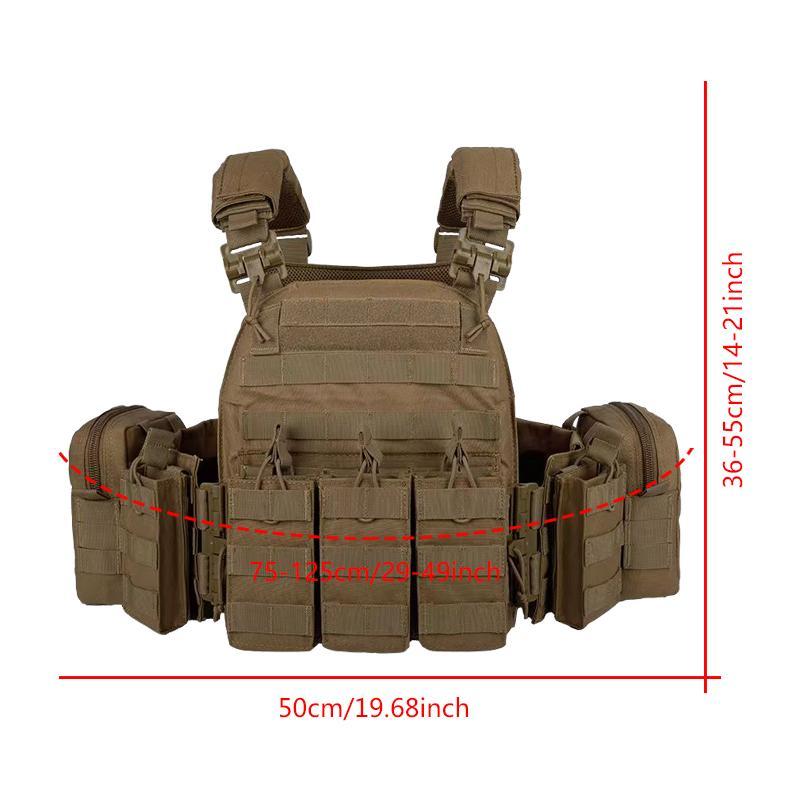 Multifunctional Outdoor Vest, Upgrade Quick Release Vest, Removable Outdoor Vest for Men & Women, Large Capacity Sports & Outdoor Accessories,  Armor Vest