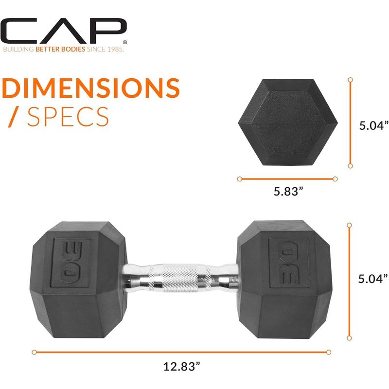 Coated Hex Dumbbell Weights - Durable and Versatile for All Strength Training