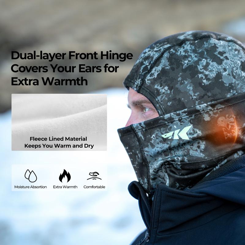 KastKing Mountain Mist Balaclava Mask – Winter Balaclava Face Mask for Men and Women – Ideal Cold Weather Gear for Ice Fishing, Snowmobiling, Skiing, Snow Boarding, Photography, Hunting & More