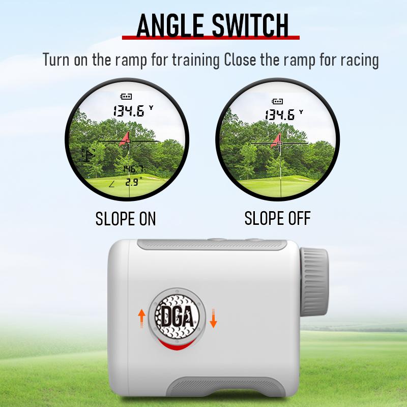 Laser Golf Rangefinder with Slope, 1000 Yds with Flag Lock Vibration, Rechargeable Range Finders with Magnet Stripe