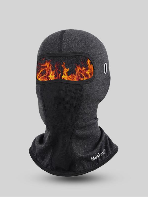 Full Face Mask, Windproof Winter Ski Mask with Glasses Hole, Warm Face Cover for Men & Women, Outdoor Sports Accessories for Skiing, Cycling, Snowboarding