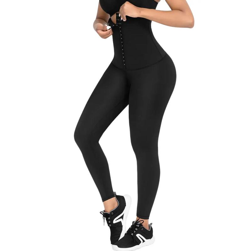 FeelinGirl High Waisted Corset Leggings Waist Shaper Workout Yoga Pants for Fall and Winter