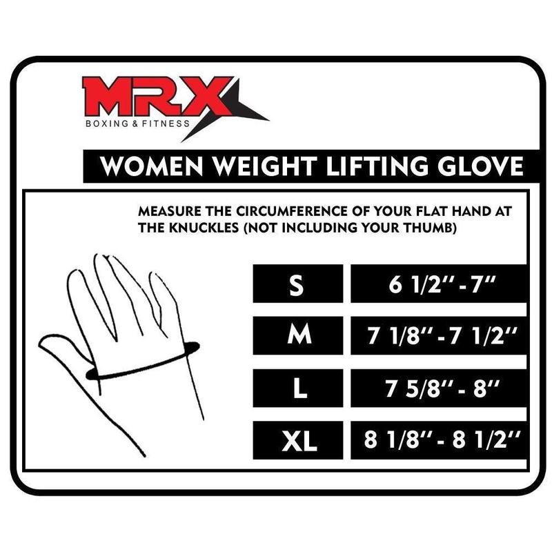 New MRX Women Weight Lifting Gloves GYM Workout Star Series All Sizes