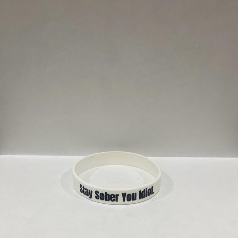 Stay Sober You Idiot. Wristbands Quick Dry Water-Resistant Breathable Comfortable Unisex