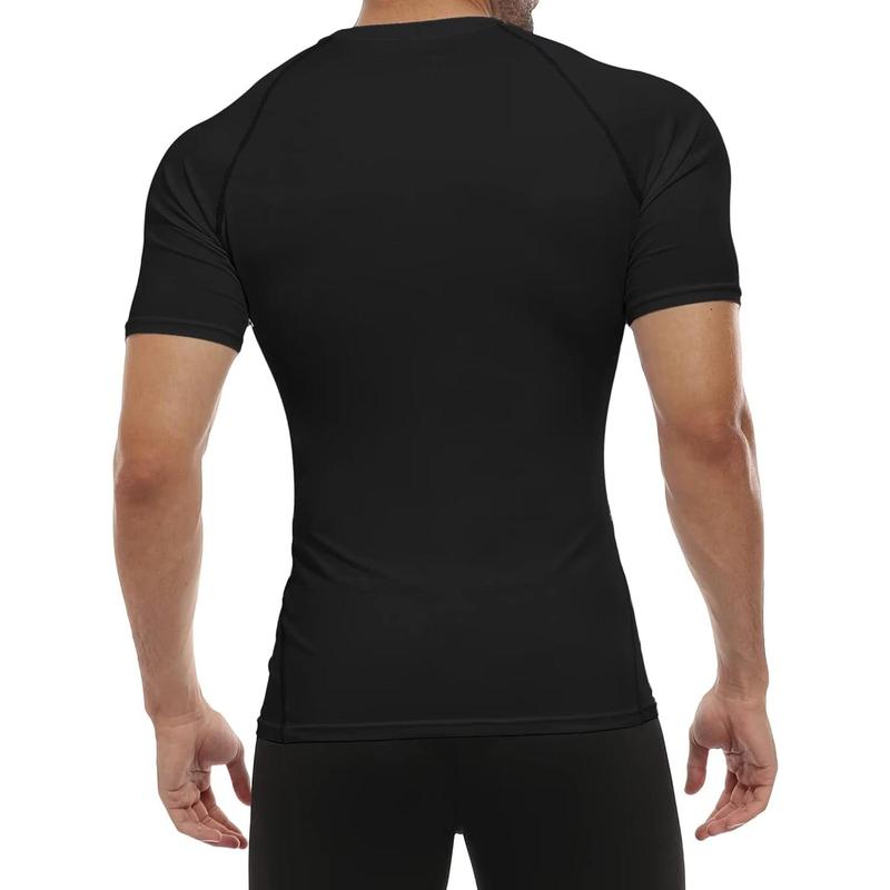 6 or 4 Pack Men's Compression Shirt Short Sleeve Athletic Baselayer Sports T Shirts Workout Tops for Men