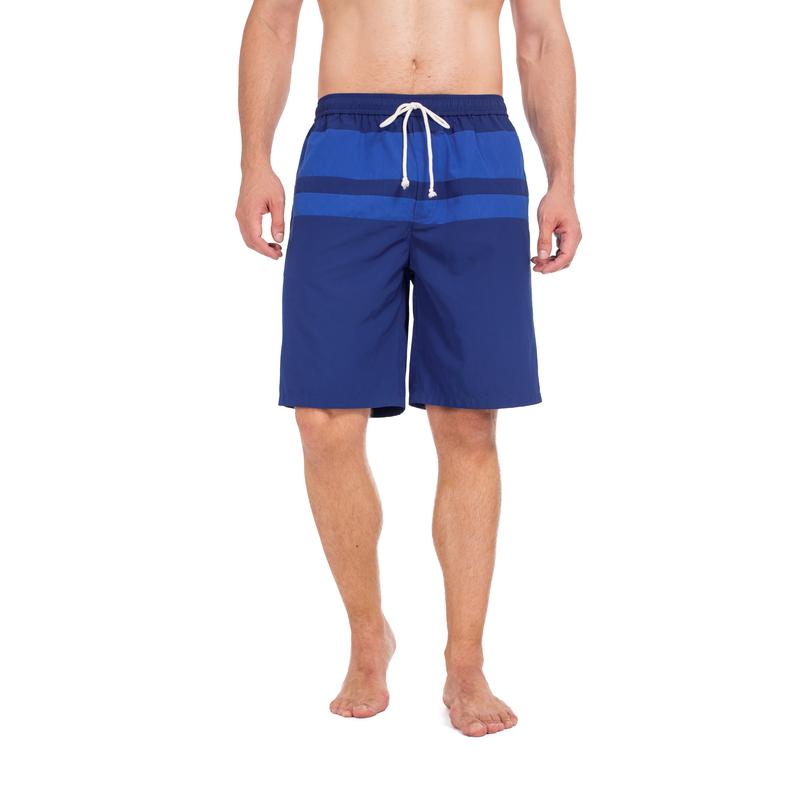 Men's Swimming Bathing Suit Trunks Shorts,  Summer Drawstring Beachwear, Quick Dry Boardshorts with Pockets