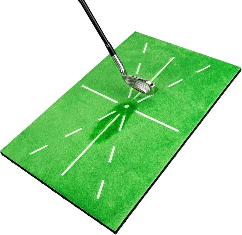 Path Feedback Impact Golf Mat, Porfessional Improve Swing Accuracy Golf Hitting Mat, Ideal for Indoor or Outdoor