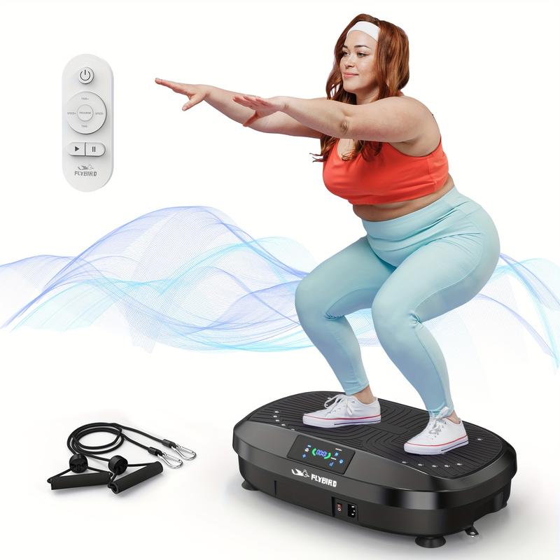 Flybird Vibration Plate - 4D & Oscillation Two Types Vibration Platform for Whole Body Workout, Bone Density Building, Lymphatic Drainage Exercise Machine