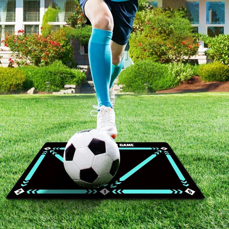 Football Training Mat, Silent Shock Absorption Football Training Tool, Sports Equipment for Indoor Outdoor Use, Christmas Gift