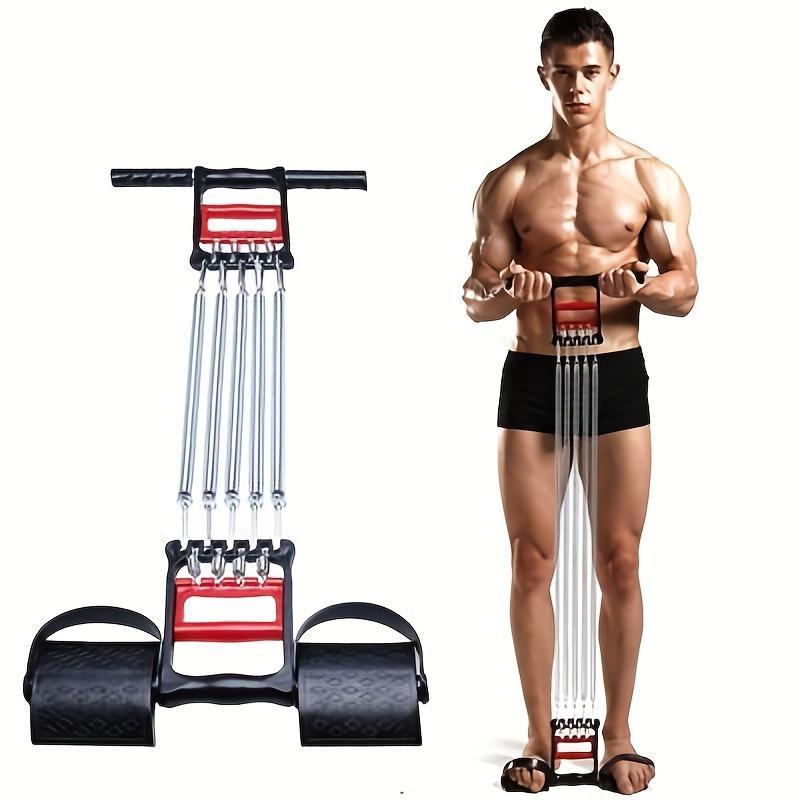 3-in-1 Elastic Puller, Multifunctional Arm & Chest Muscle Trainer, Hand Strengthener for Home Gym Workout