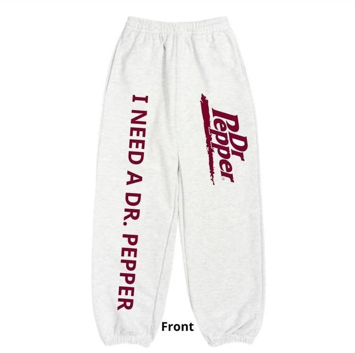 Unisex Vintage Dr Pepper Trendy Soda Sweatpants for Outdoor Activities and Sports, Classic Fit All Season Jogger