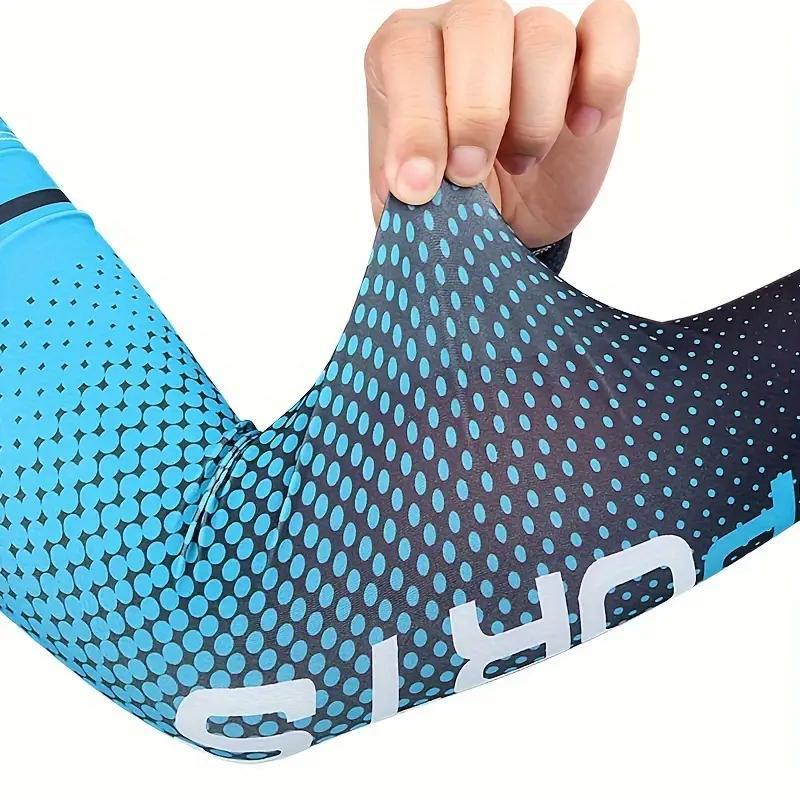 Outdoor Sports Sun-resistant Sleeves, 2 Counts set Cooling Arm Covers for Golf, Cycling, Running, and Driving, Sports Sleeves for Men and Women