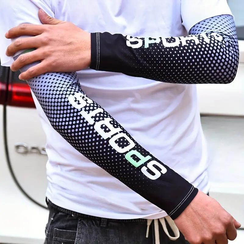 Outdoor Sports Sun-resistant Sleeves, 2 Counts set Cooling Arm Covers for Golf, Cycling, Running, and Driving, Sports Sleeves for Men and Women