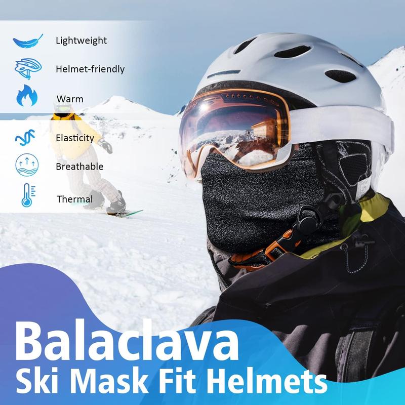 Winter Balaclava Ski Mask for Men Women, Windproof Thermal  Mask Cold Weather Scarf for Cycling Skiing Climbing