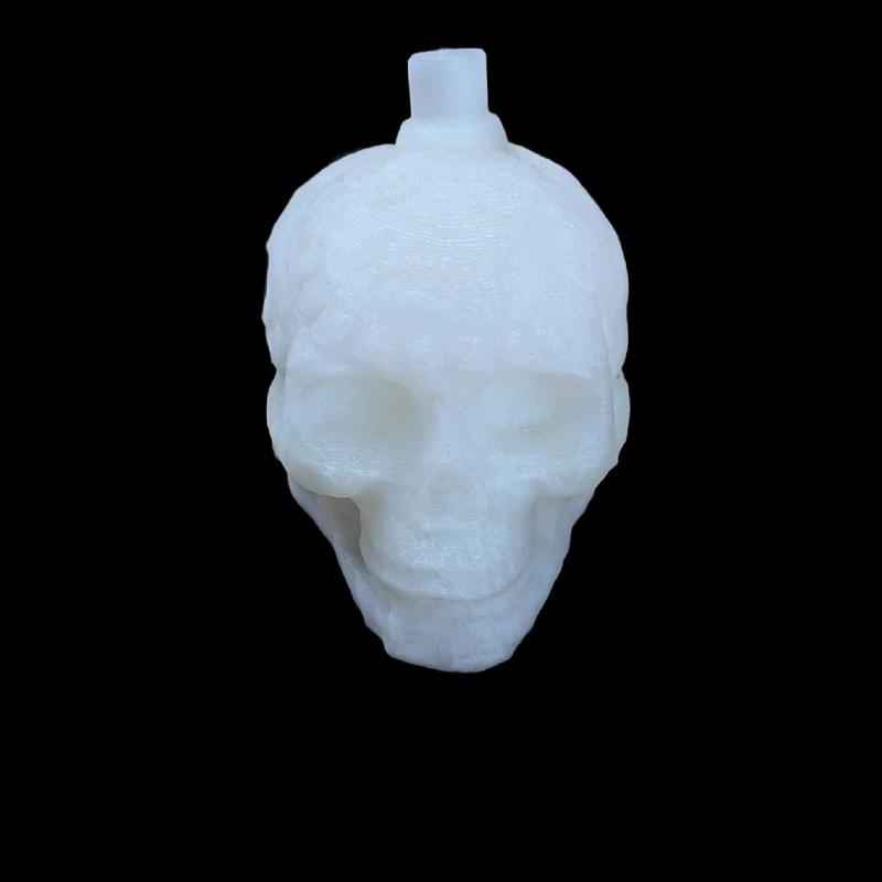 Glow in the Dark Aztec Death Whistle Skull - Made in America